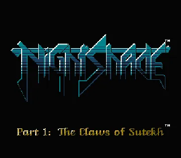 Nightshade (USA) screen shot title